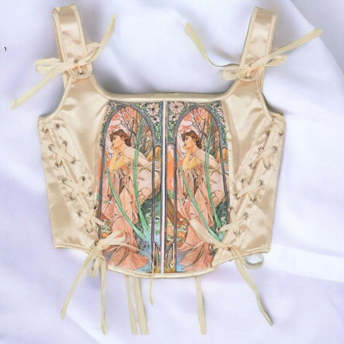 Corset / Bustier Alfons Mucha - Art Nouveau Galartaura