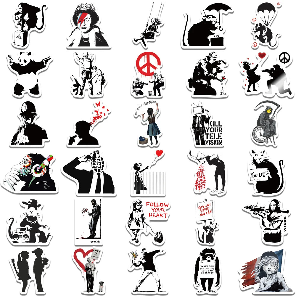 Autocollants Banksy Galartaura
