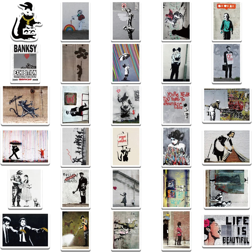 Autocollants Banksy Galartaura