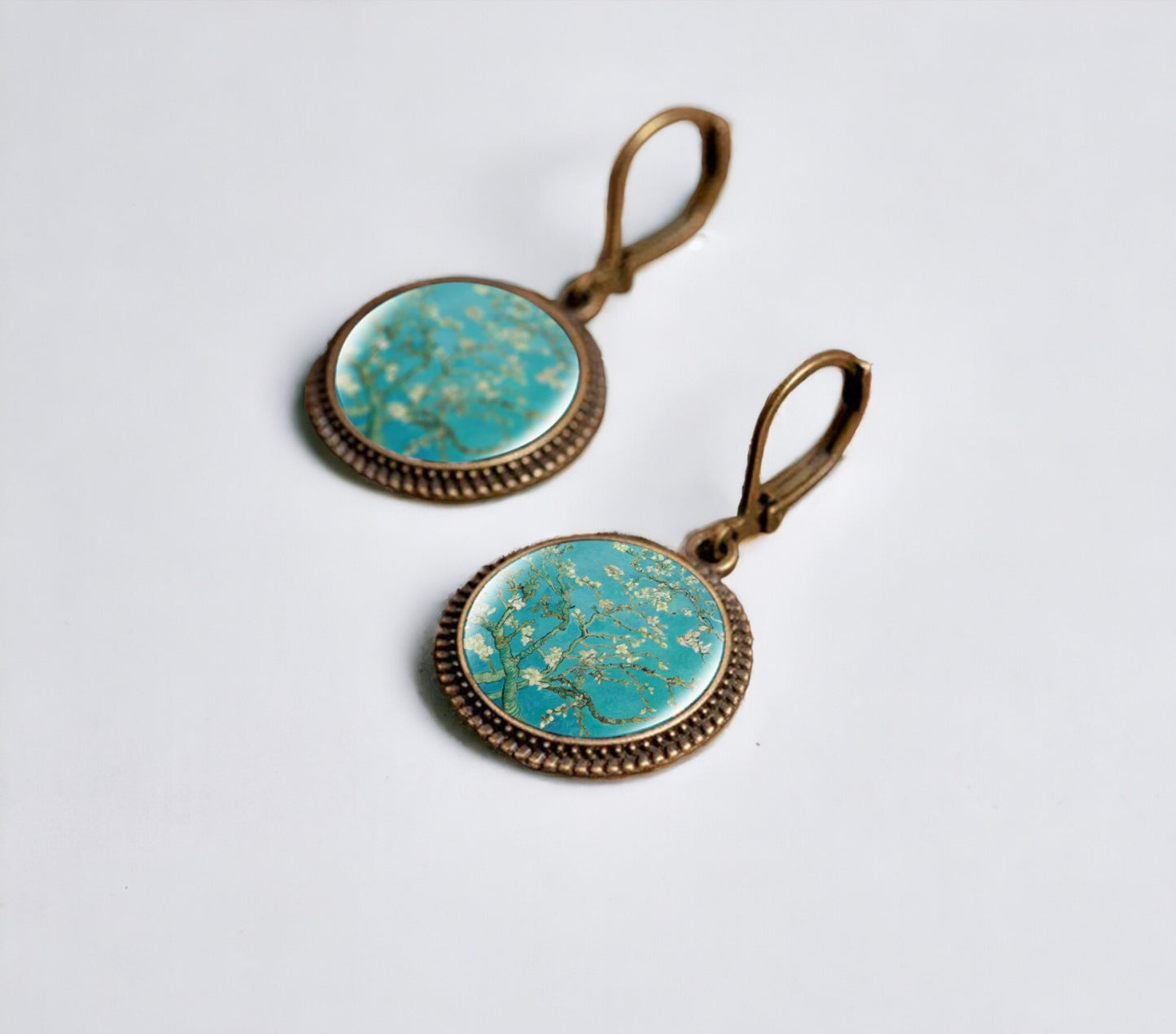 Boucles d'oreilles "Amandier en Fleurs" - Vincent Van Gogh Galartaura