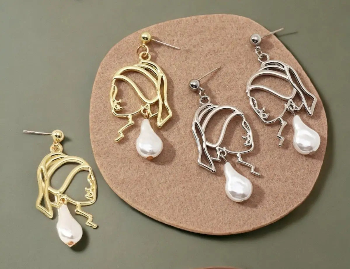 Galartaura Boucles d'oreilles dorées - Johannes Vermeer