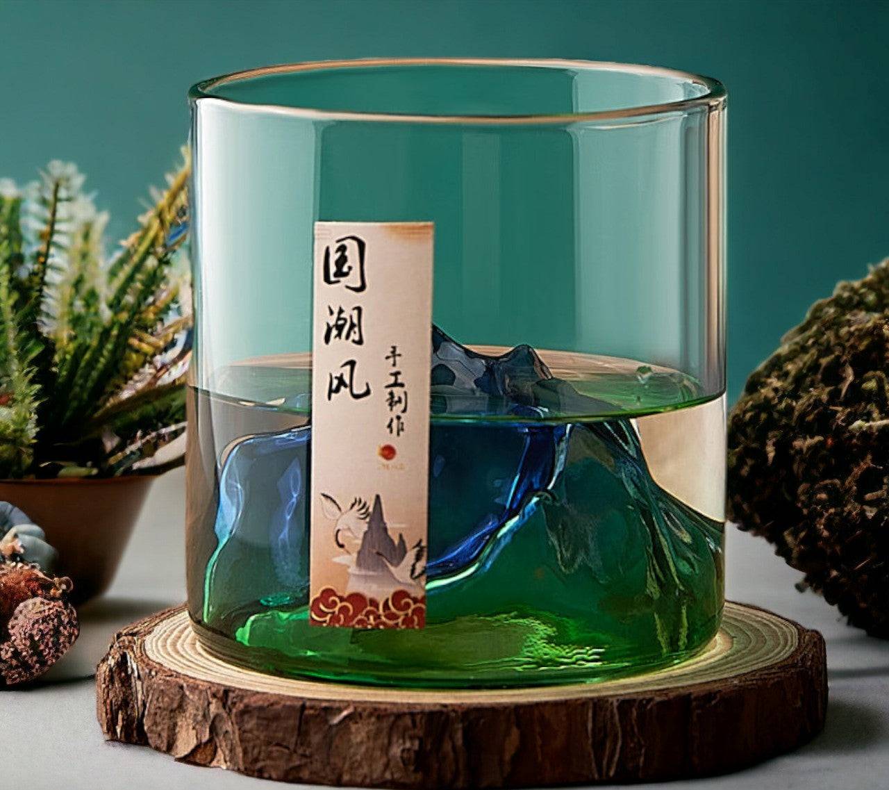 Galartaura Verres inspiration Hokusai - Plusieurs couleurs