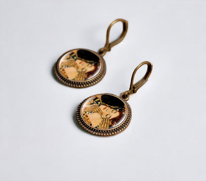 Boucles d'oreilles "Le Baiser" - Gustav Klimt Galartaura