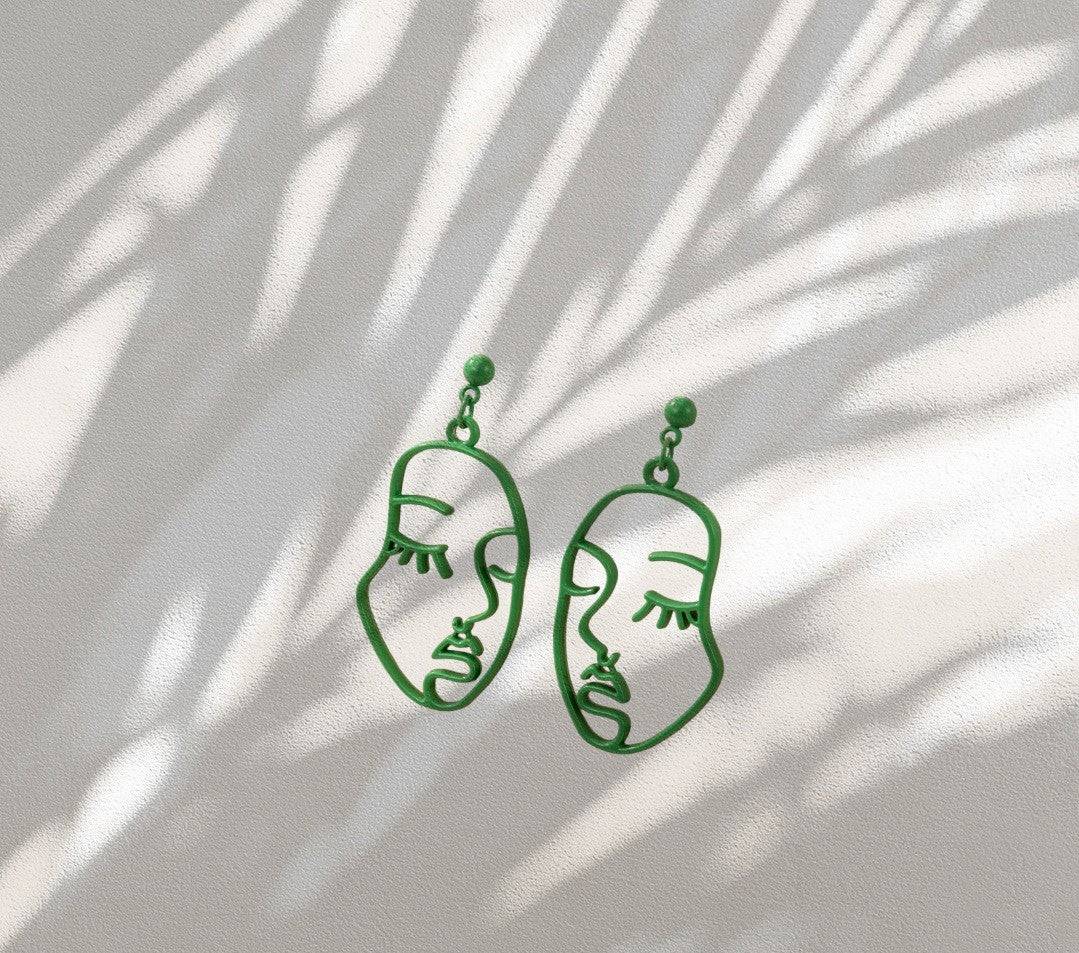 Galartaura Boucles d'oreilles visages - Pablo Picasso
