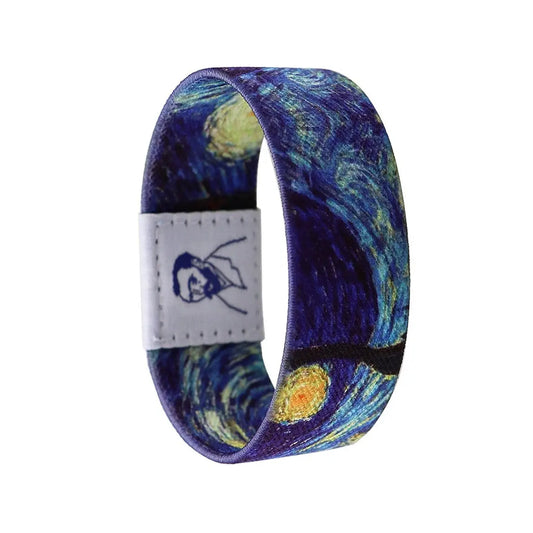 Galartaura Bracelet en tissu - Van Gogh - Nuit étoilé