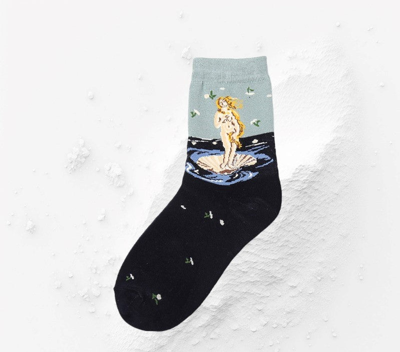 Galartaura Chaussettes "La Naissance de Vénus" Sandro Botticelli