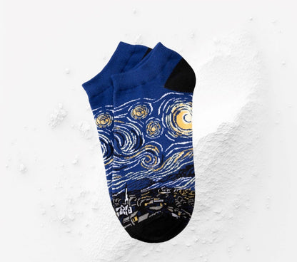 Galartaura Chaussettes "La Nuit Etoilée" - Van Gogh