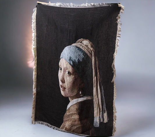 Plaid/Couverture "La Jeune Fille à La Perle" - Johannes Vermeer Galartaura