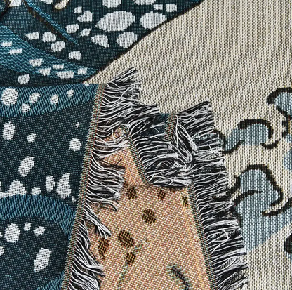 Plaid/Couverture - Hokusai Galartaura