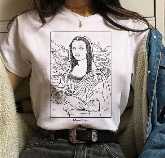 Galartaura Tee-shirt La Joconde - Léonard de Vinci