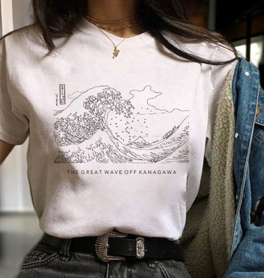 Galartaura Tee-shirt La Vague - Hokusai