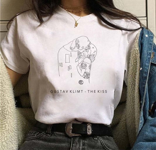 Galartaura Tee-shirt Le baiser - Gustav Klimt