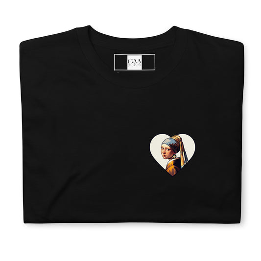 T-shirt Unisexe "coeur de la jeune fille à la perle" - Vermeer Galartaura