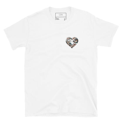 T-shirt Unisexe - "Coeur de la création d'Adam" - Michel-Ange Galartaura