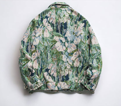 Veste fleurie verte - Claude Monet Galartaura