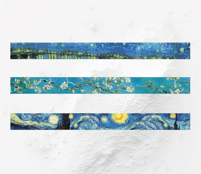 Galartaura Lot de 3 washi tape - Vincent Van Gogh